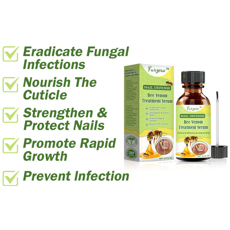 Furzero™ Nail Defense Bee Venom Treatment Serum (For All Kinds Of Nail Diseases-For Healthier Nail Growth)