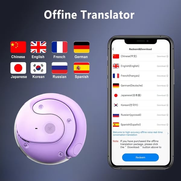 ✨LAST DAY SALE 60% OFF⏰AI Translation T26 Pro Wireless Bluetooth Translation Earbuds